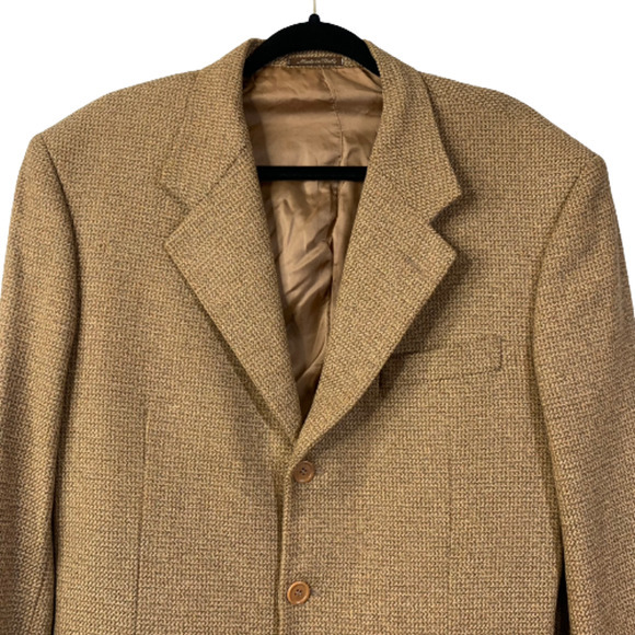 MABRA x SARTORI ATELIER Blazer Sports Coat Vintage Silk Tweed Blazer Jacket 40R - Picture 2 of 16